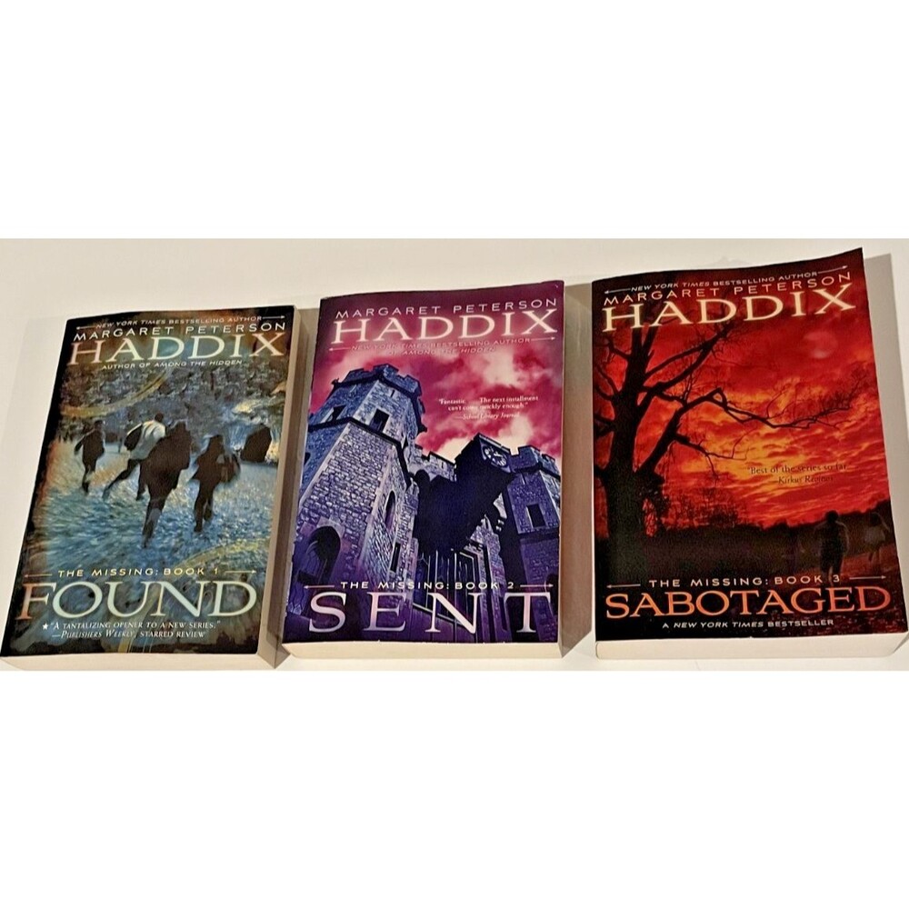 The Missing Series Books 1-3: Found, Sent, Sabotaged | Margaret Peterson Haddix